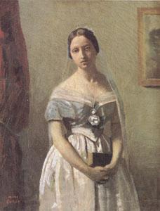 Jean Baptiste Camille  Corot The Bride (mk05) Spain oil painting art